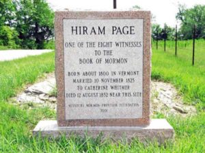 Hiram Page - Grave