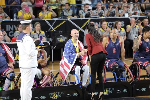 Joshua Smith - 2018 Invictus Games - Meghan Markle - Gold Medal